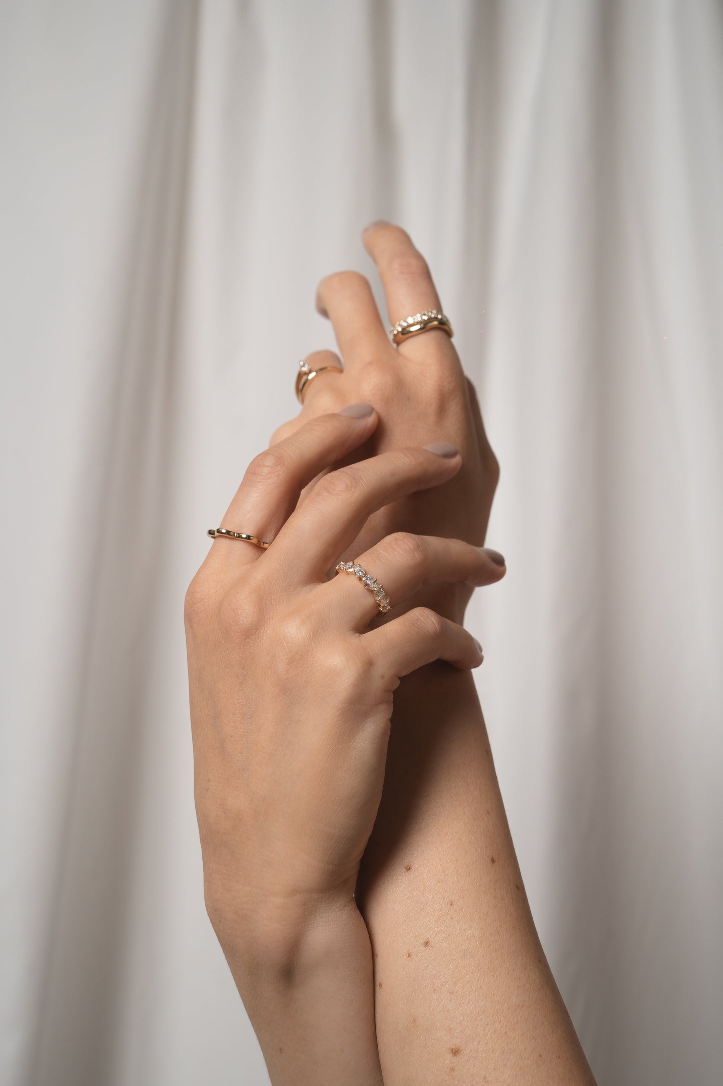 Multi Shape Diamond Band
