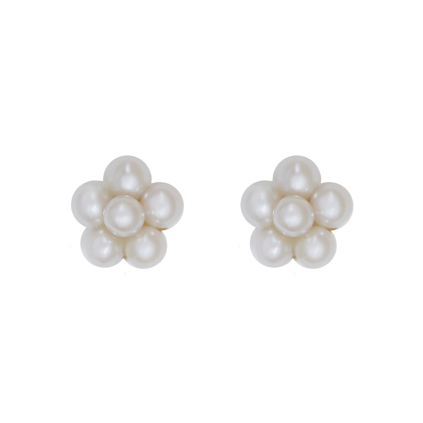 Pearl Flower Earrings