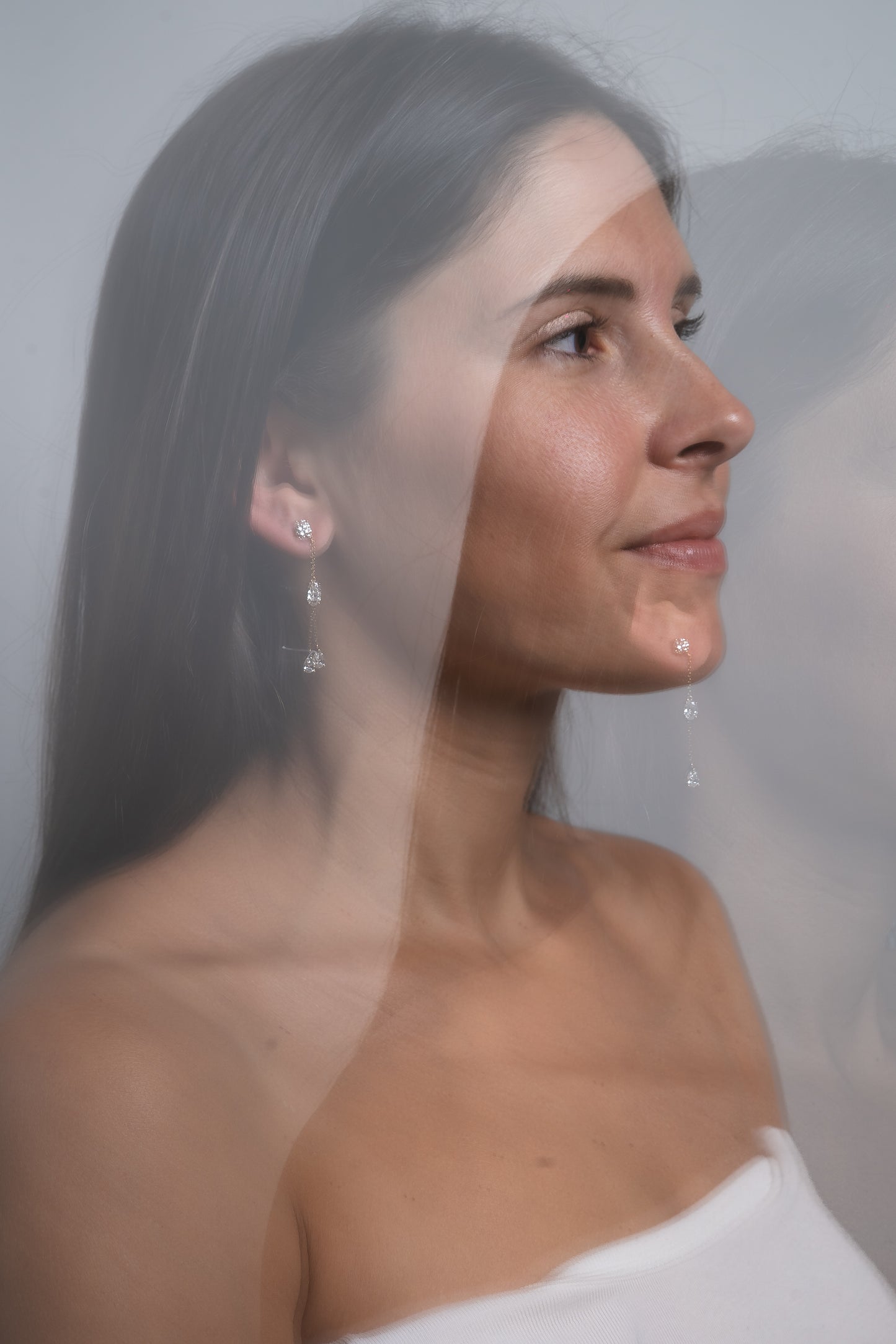 Multi-Shape Drop Earrings