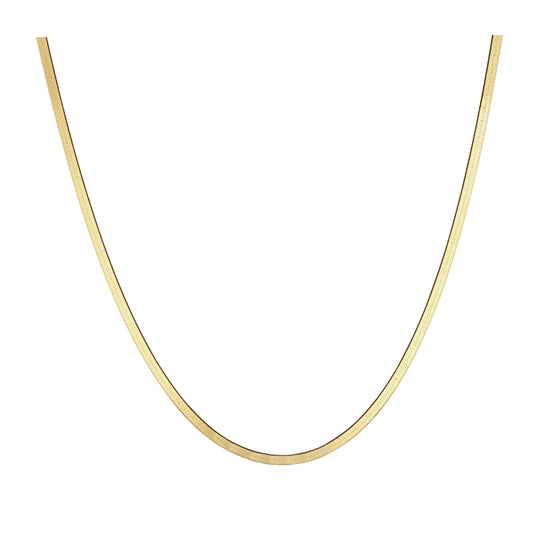 Thin Herringbone Necklace