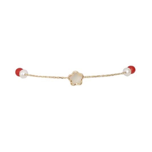 Pearl Flower Baby Bracelet