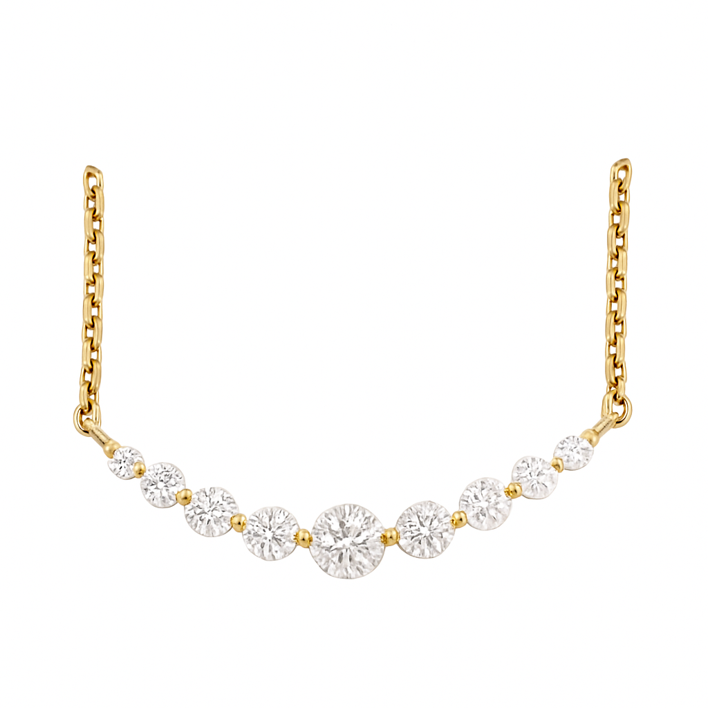 Smile Diamond Necklace