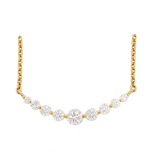 Smile Diamond Necklace