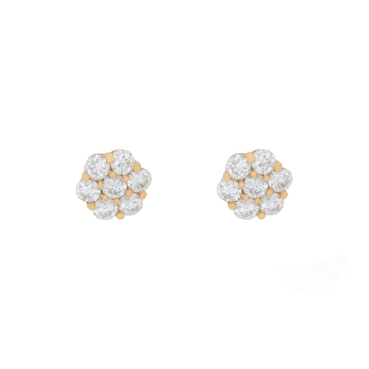 Flower Dimond Studs